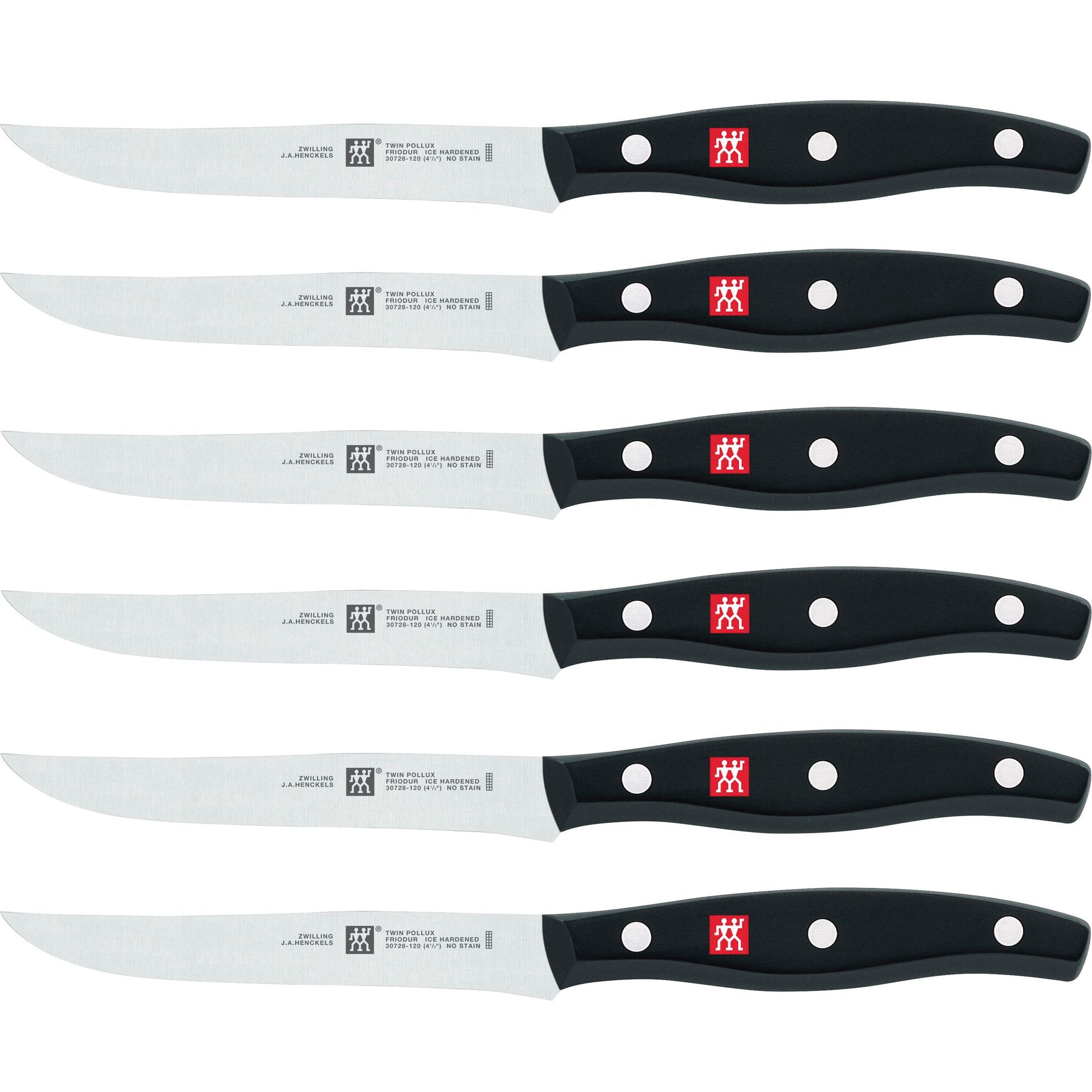 Set de 6 couteaux à steak Twin Pollux 12 cm Zwilling - Mathon - 1