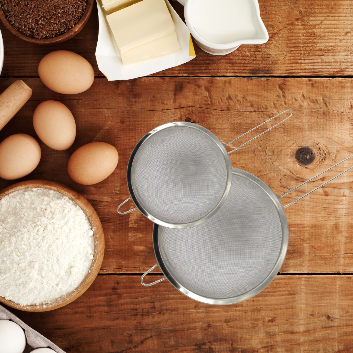 Set de 2 passoires inox 15 cm et 24 cm FM Professional - Mathon - 2