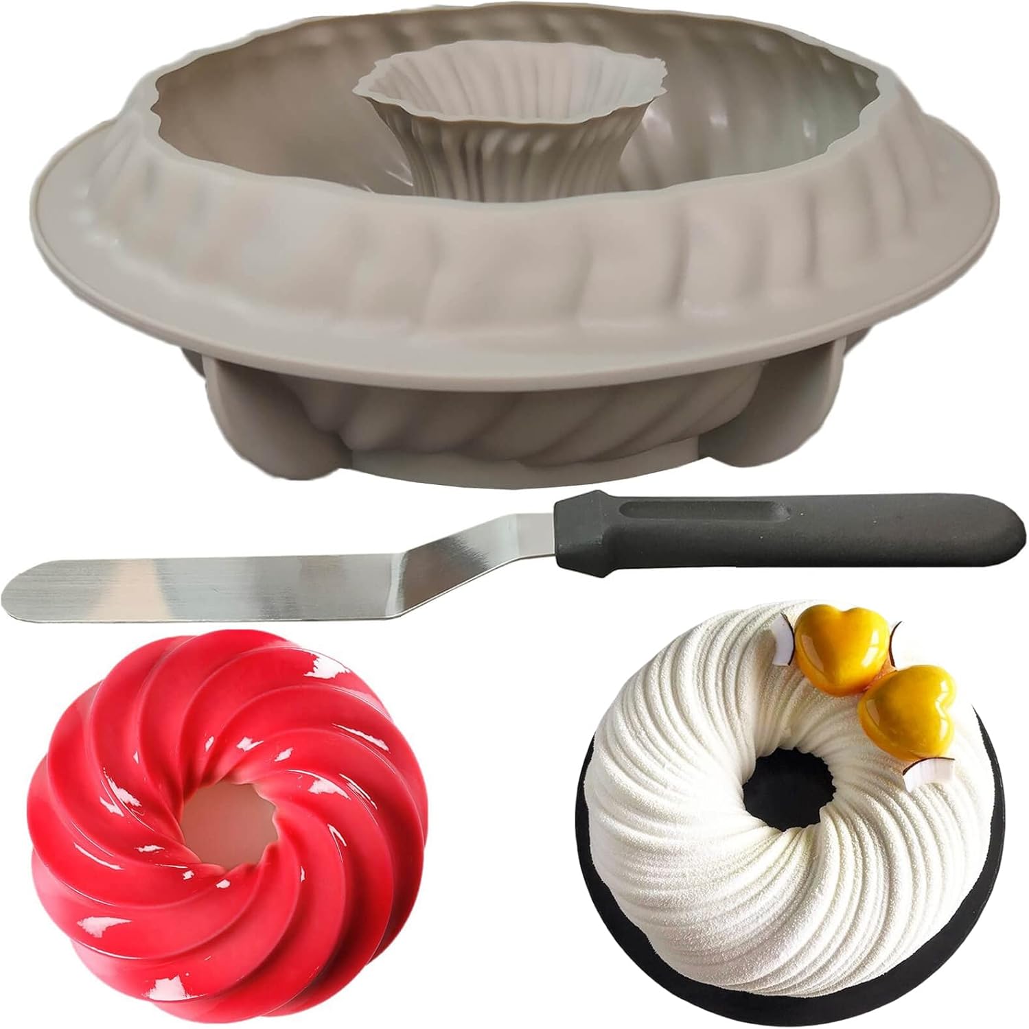 Moule en silicone spirale 22 cm Vendos85 - Mathon