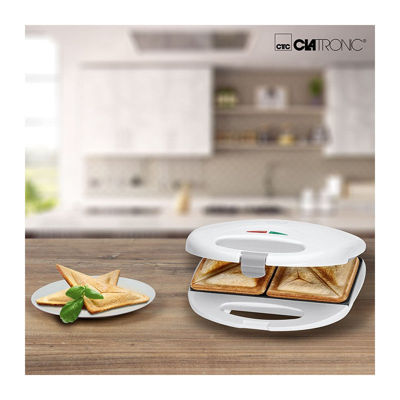 Appareil à Sandwich et Croque Monsieur Clatronic ST 3477 Blanc Clatronic - Mathon - 5