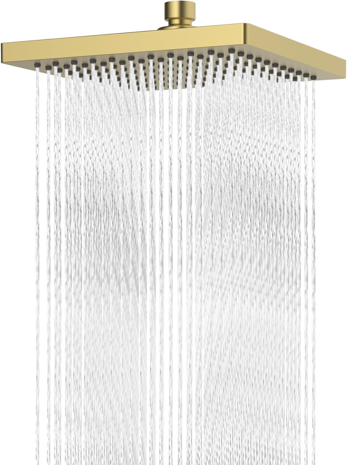 Pommeau de douche pluie 20 cm or brossé Vendos85 - Mathon