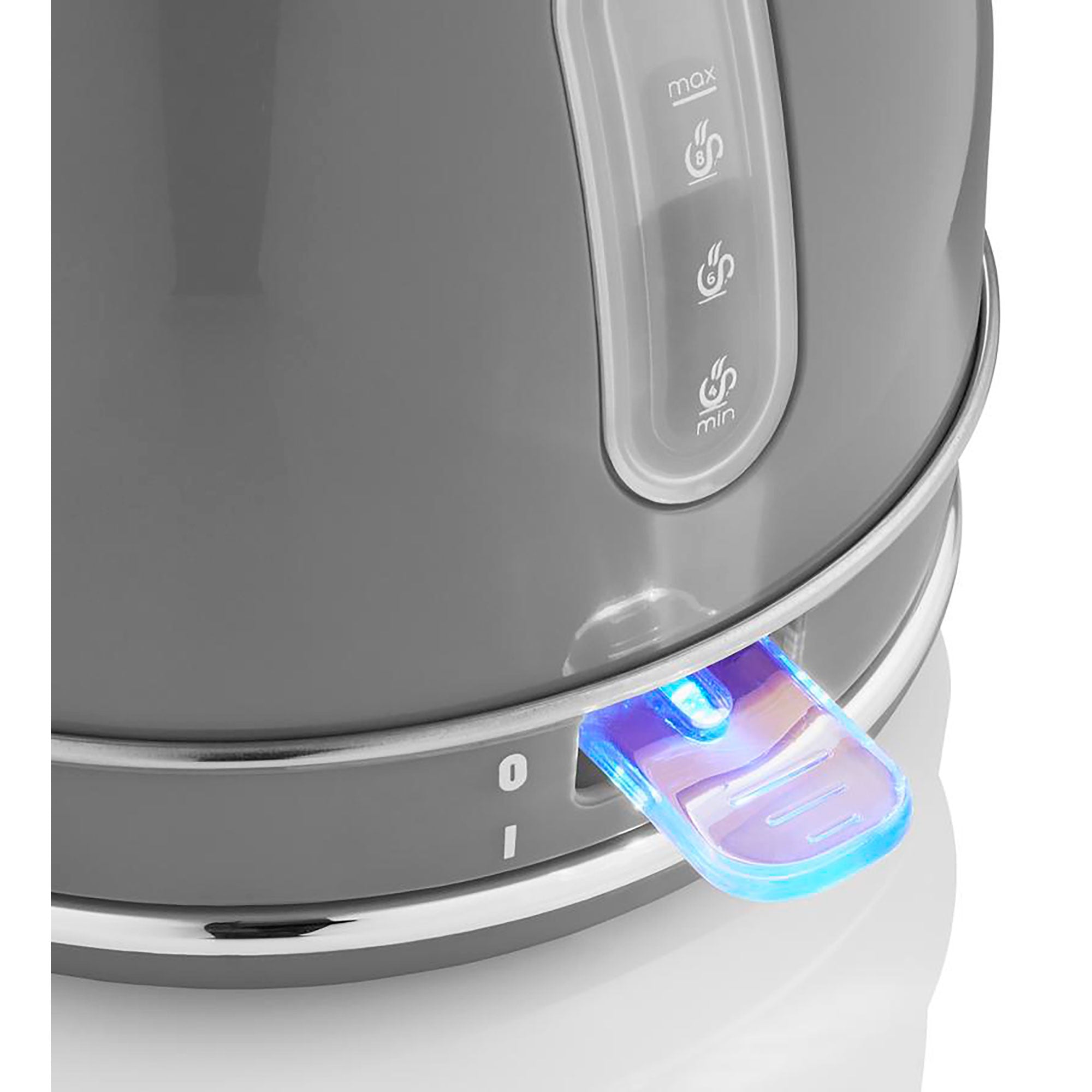 Retro Set Petit-Déjeuner Bouilloire 1,8L Sans fil, Grille-Pain 2 Larges Tranches 850 Gris STP7050GRNEU - Mathon - 8