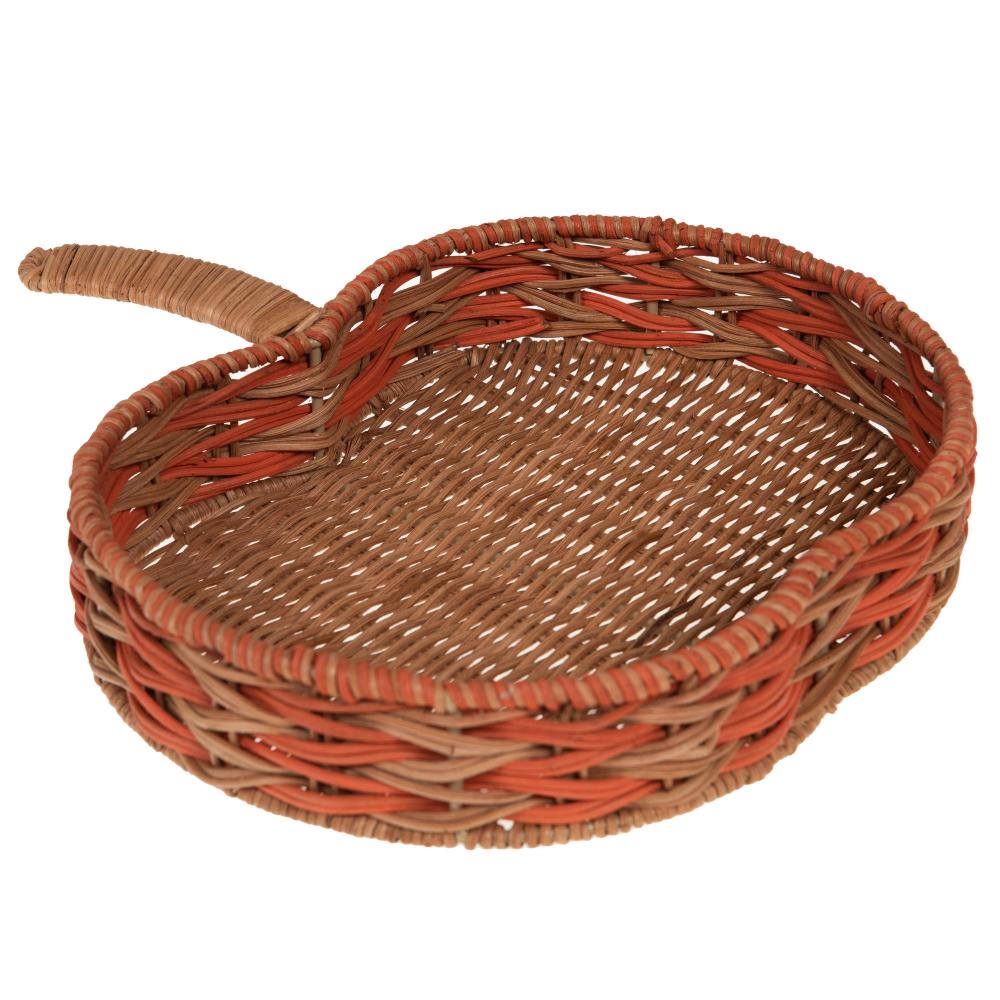 Plateau rotin poire Amadeus - Mathon - 1