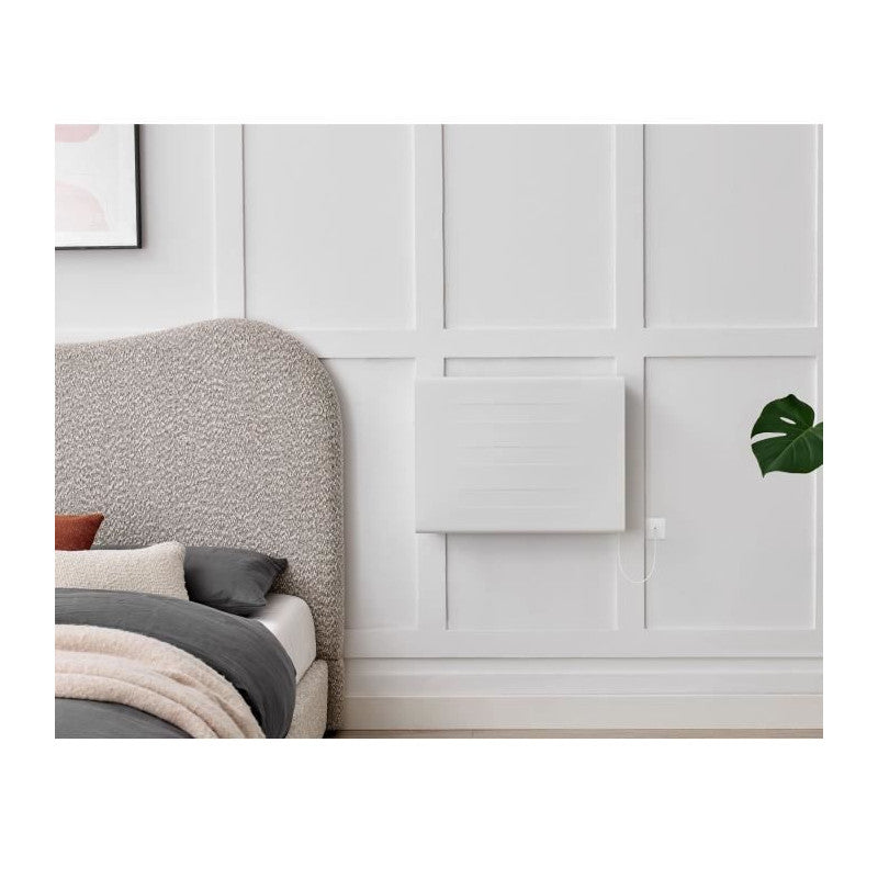 Radiateur électrique Fixe A Inertie Seche - Double Coeur De Chauffe - 1000 W - Oceanic - Blanc Mat -nf Oceanic - Mathon - 5