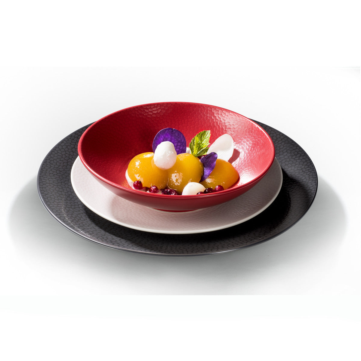 Stone Rouge - Assiette dessert 20 cm (lot de 6) Médard de Noblat - Mathon - 3