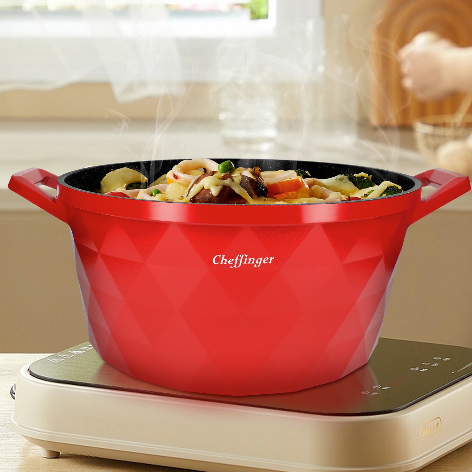 3 Marmites 20 / 24 / 28 cm Cheffinger - Mathon - 2