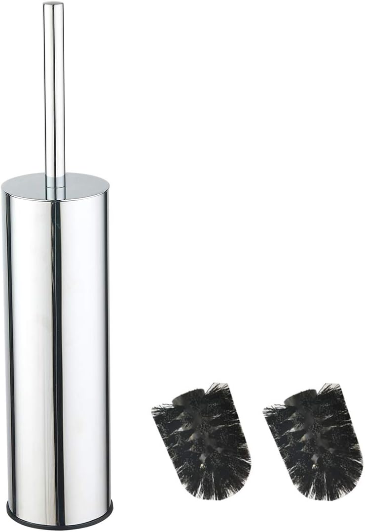 Porte-Brosse WC Ronde en Chrome Vendos85 - Mathon