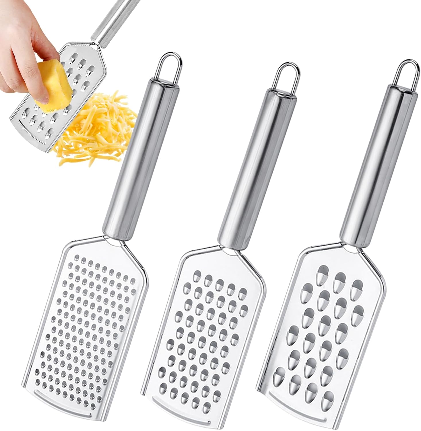 Râpe à Fromage et Agrumes en Acier Inoxydable Vendos85 - Mathon