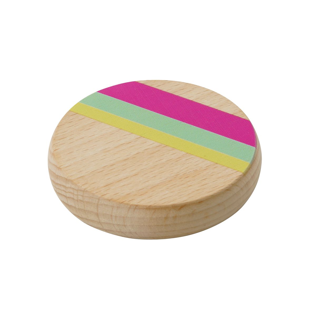 Décapsuleur rond en bois 6 cm Tasty Green Tasty - Mathon - 1