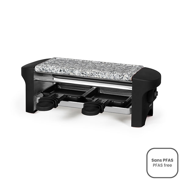 Appareil à raclette 2 personnes noir 350 W Livoo - Mathon - 1