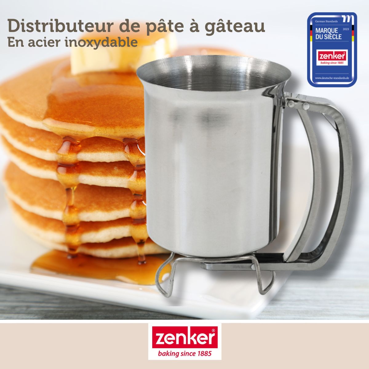 Verseur de pâte à gâteau en inox Zenker Zenker - Mathon - 2