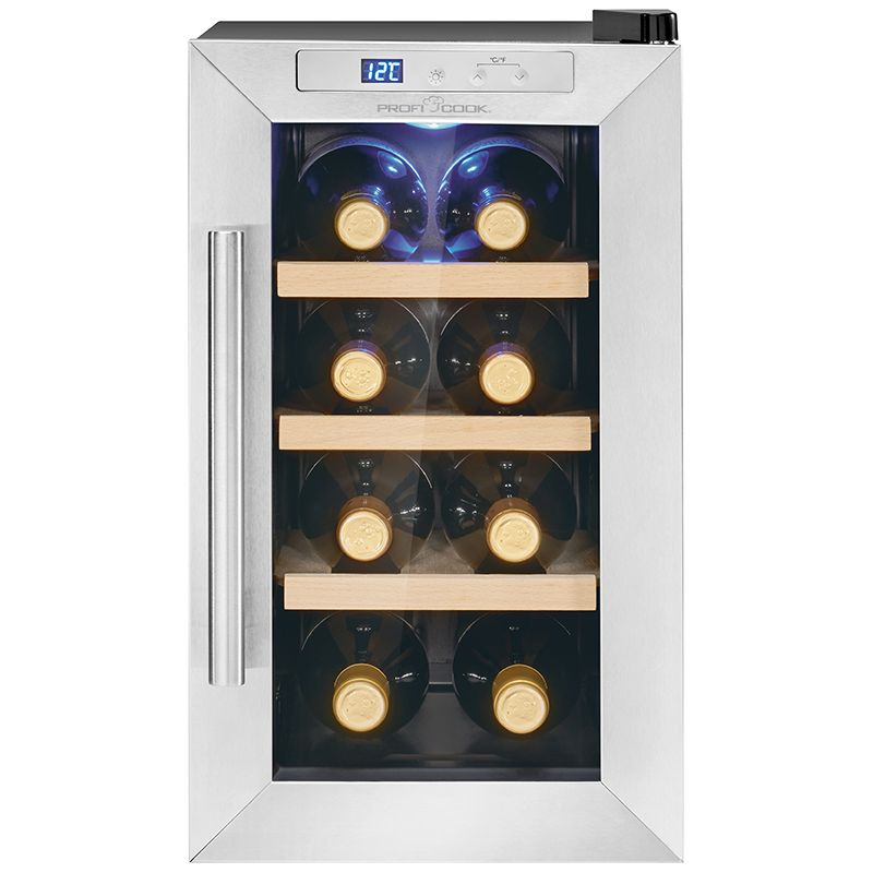 Cave à vin avec porte vitrée et écran LED 23L Proficook PC-WK1233 Proficook - Mathon - 1