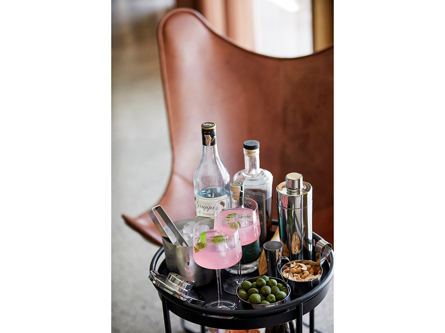 Seau à glace avec pince ROCKS en acier inoxydable Acier poli Zone Denmark - Mathon - 7