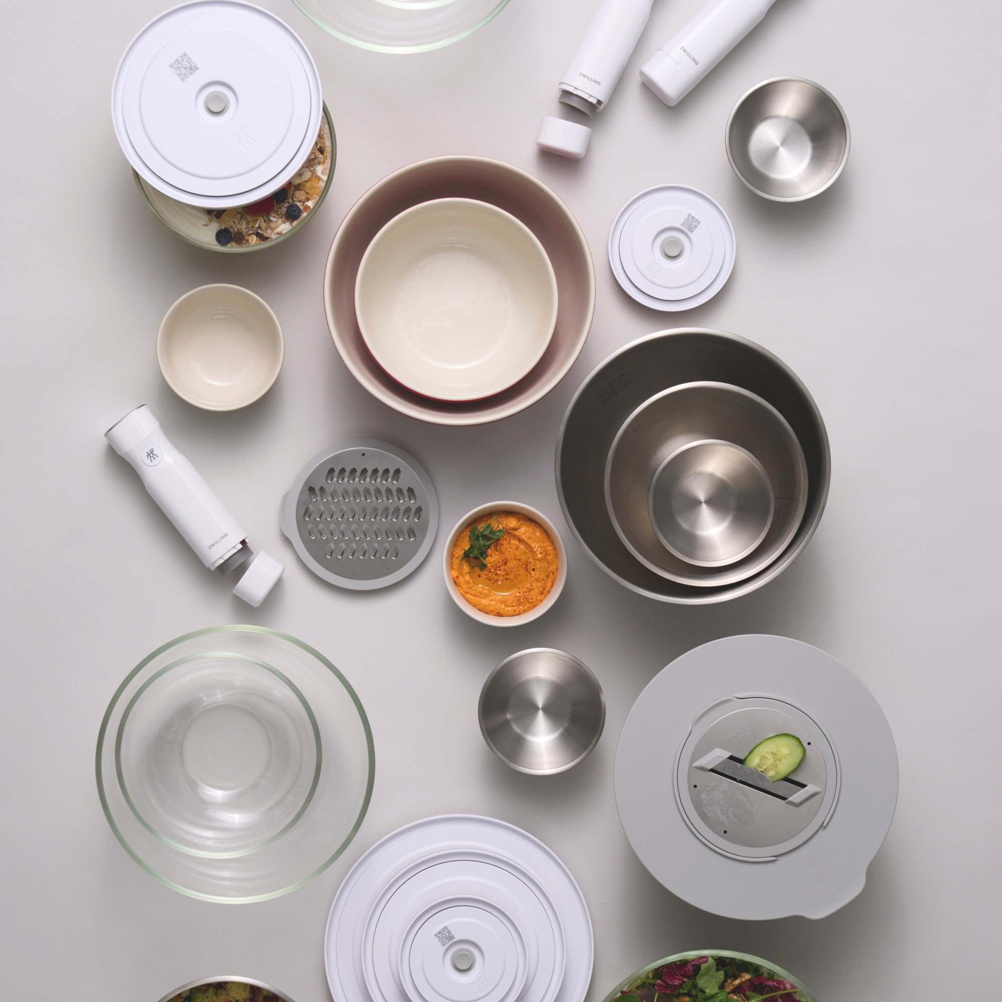 Couvercle de bol sous vide L / 24 cm, Blanc Zwilling - Mathon - 2