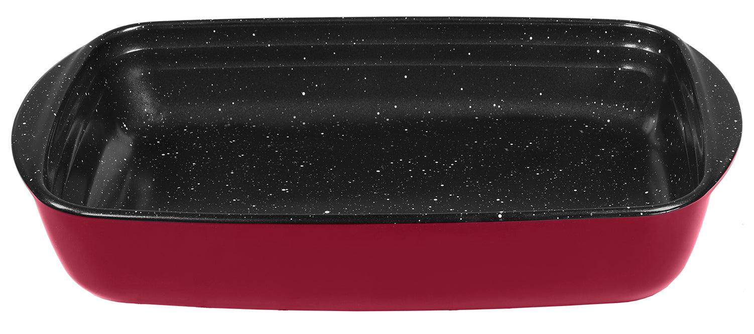 Plat à gratin en verre avec revêtement anti-adhésif 23 x 15 cm Stoneline - Mathon - 1