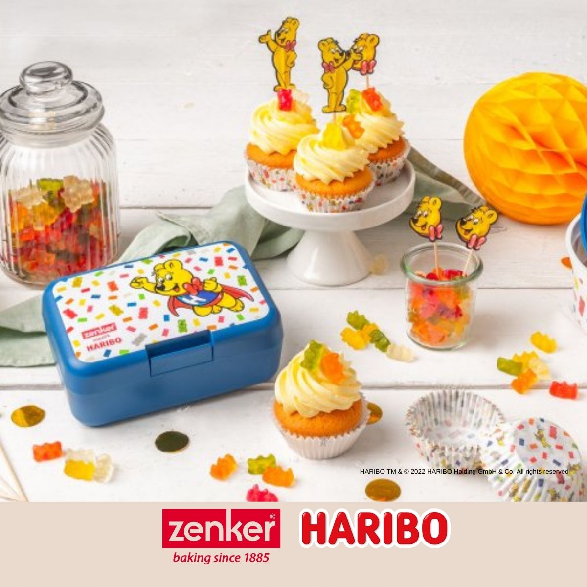 Boîte alimentaire avec couvercle en plastique 16,5 x 11,5 cm Zenker Haribo Zenker - Mathon - 2