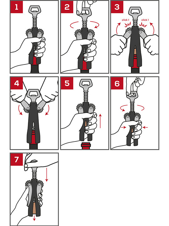 Souverain Tire-bouchon à double levier 20 cm Peugeot - Mathon - 2