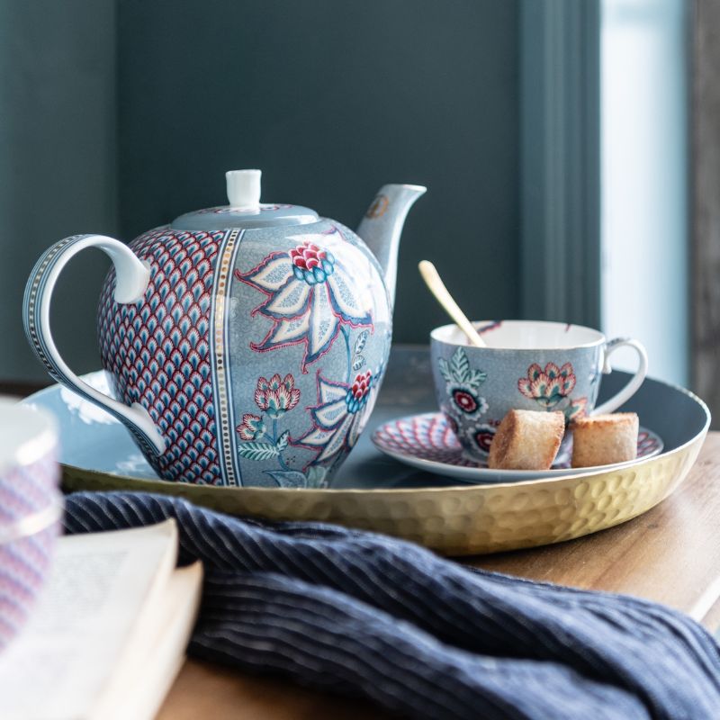 Théière Flower Festival Bleu clair 1,6L Pip Studio - Mathon - 1