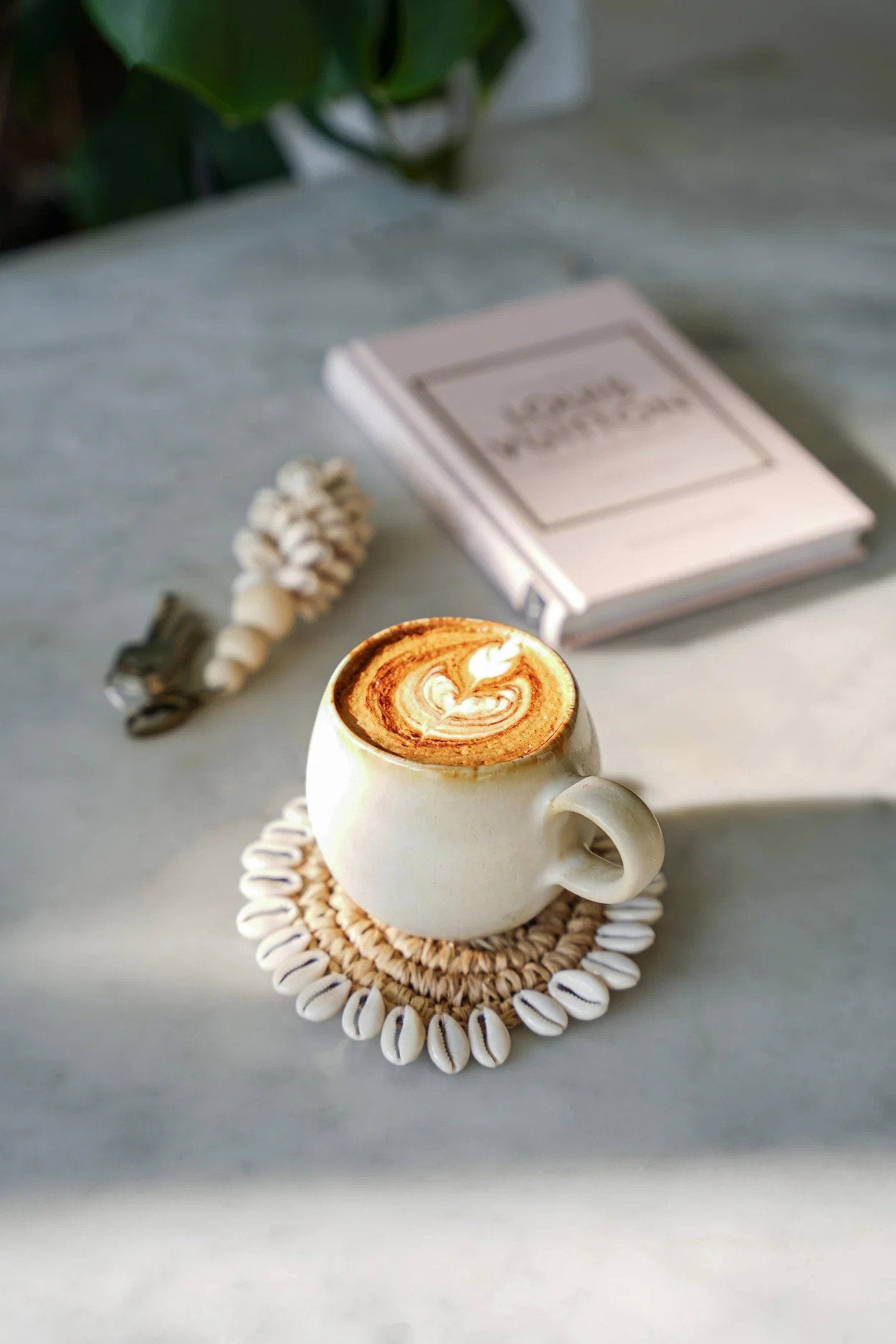 Le Sous-Verre Raffia Shell - Naturel Bazar Bizar - Mathon - 2