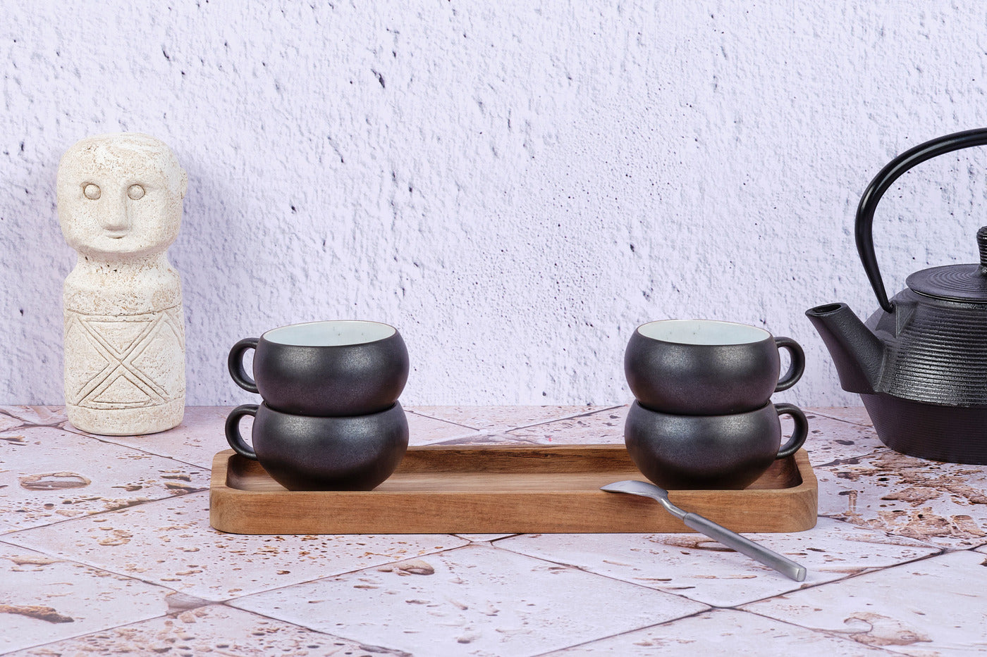 Tasse GOURMET 12cl - 4 pièces - Onyx Björn - Mathon - 2