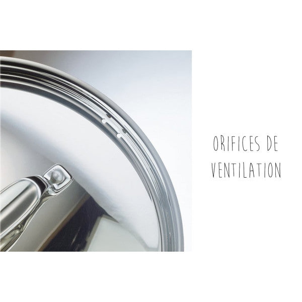 Couvercle inox perforé Chef 20 cm Beka - Mathon - 2