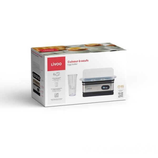 Cuiseur A Oeufs - Livoo - Doc290 - 400w - 6 Oeufs - Acier Inoxydable - Livoo - Mathon - 5