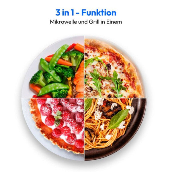 Micro-ondes Combiné Medion Md17495 - 23l - 800w - 1200w Grill - Pose L Medion - Mathon - 4