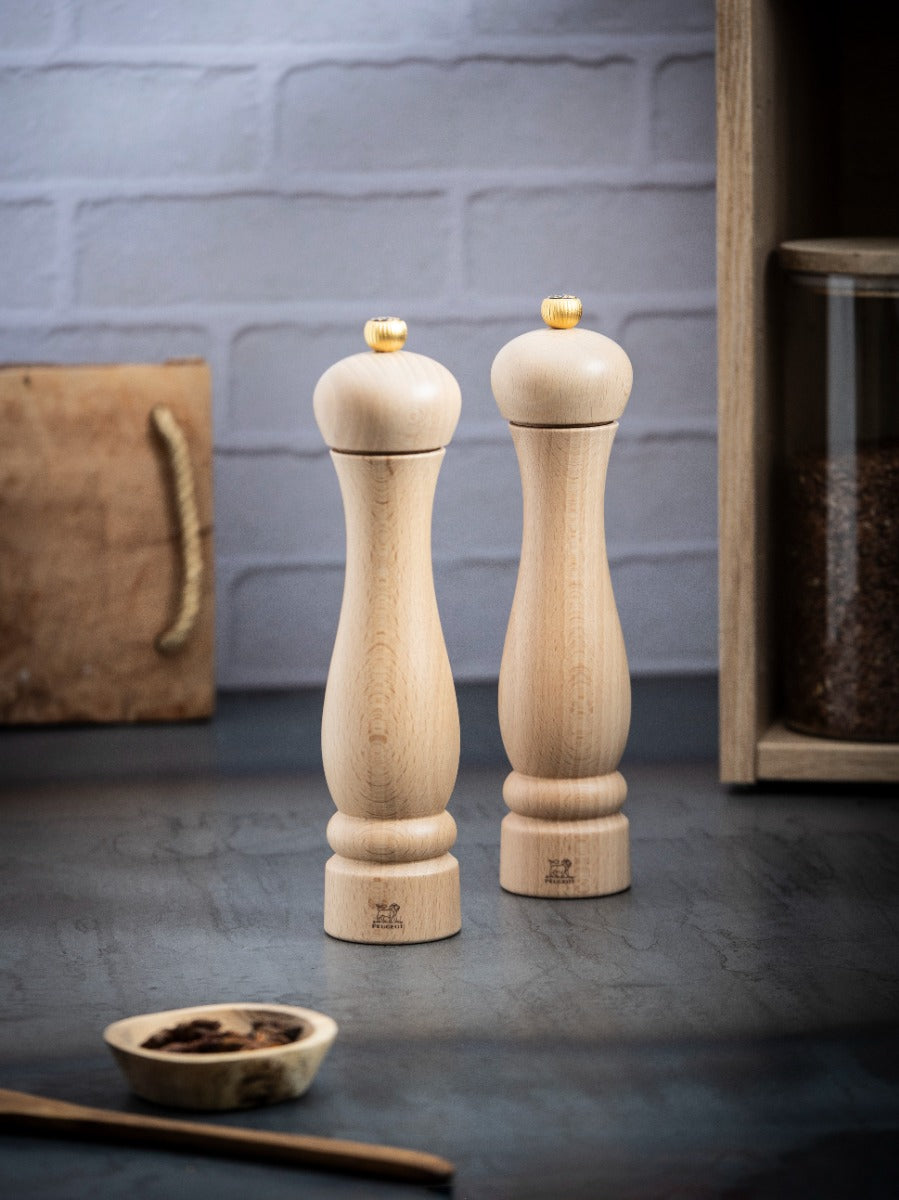 Clermont Duo de moulins à poivre et à sel Naturel 24 cm Peugeot - Mathon - 6