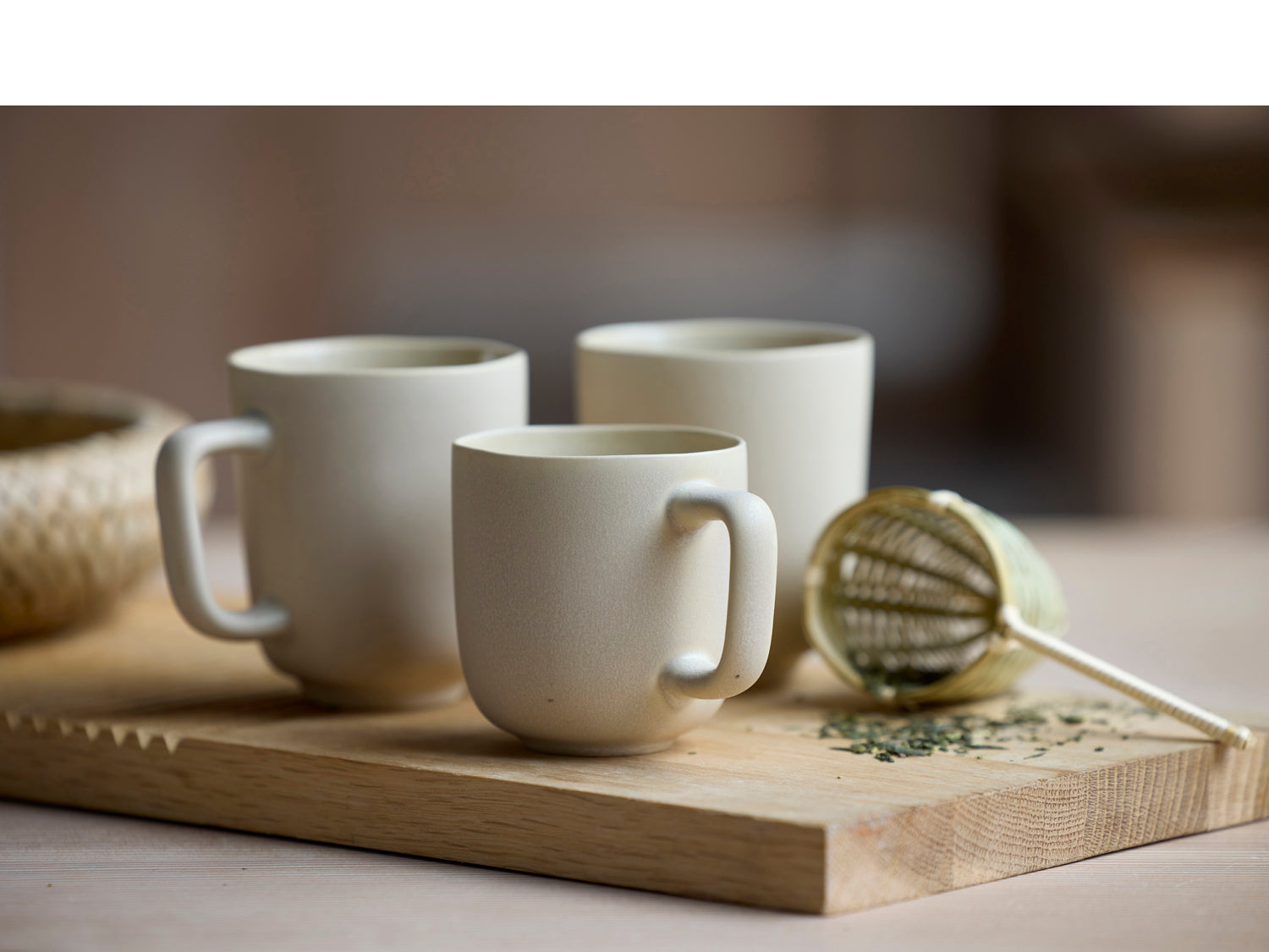 Mug UMAMI en grès Beige doux Villa Collection - Mathon - 6