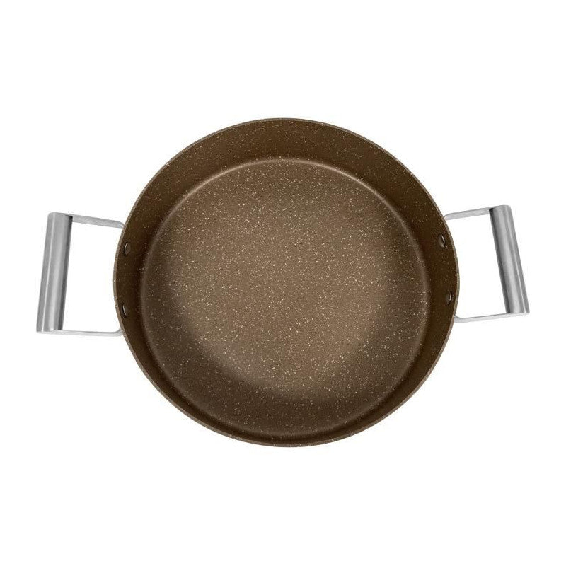 Faitout bas en aluminium forgé 24 cm  Crème Arthur Martin AM6523 Arthur Martin - Mathon - 2