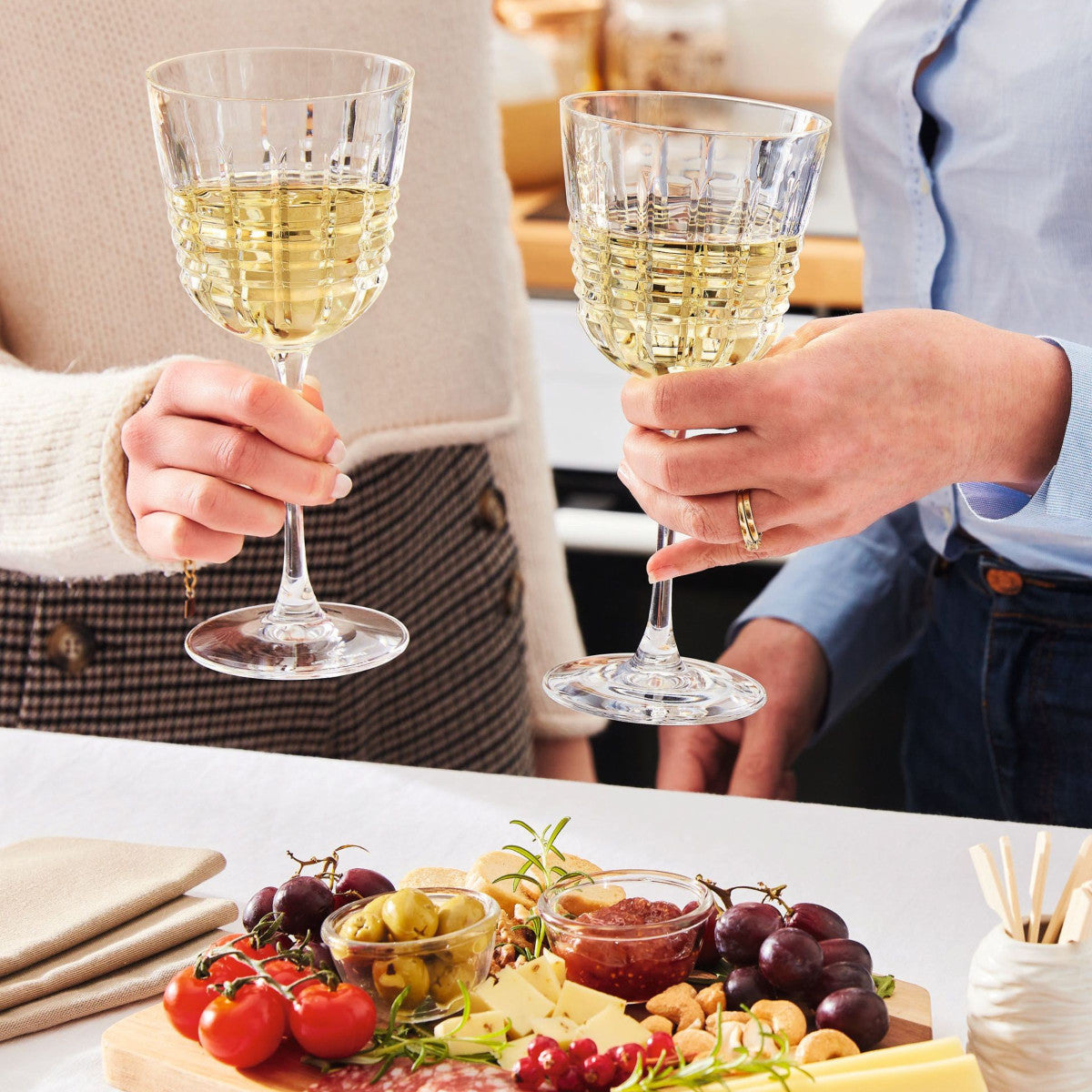 Rendez-vous - Boite de 4 verres à pied 35 cl Cristal d