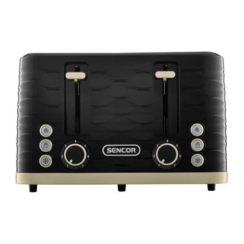 Grille-pain - Sencor - Sts 7551bk - 1600 W - 4 Fentes - Noir / Or SENCOR - Mathon - 1