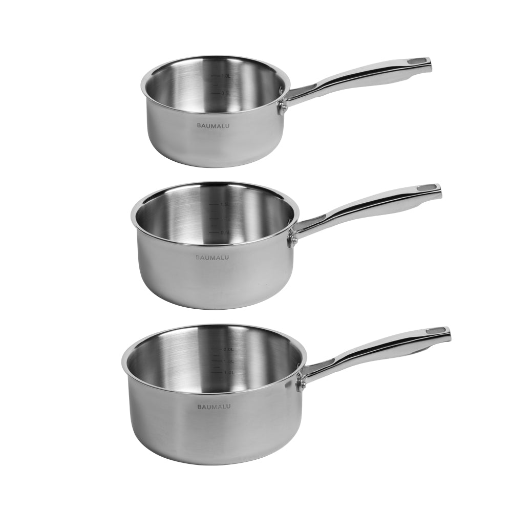 Lot de 3 casseroles Tripli 16/18/20 cm Baumalu - Mathon - 2