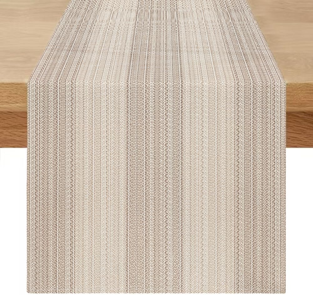 Chemin de Table Lin Crème 40×100 cm Vendos85 - Mathon