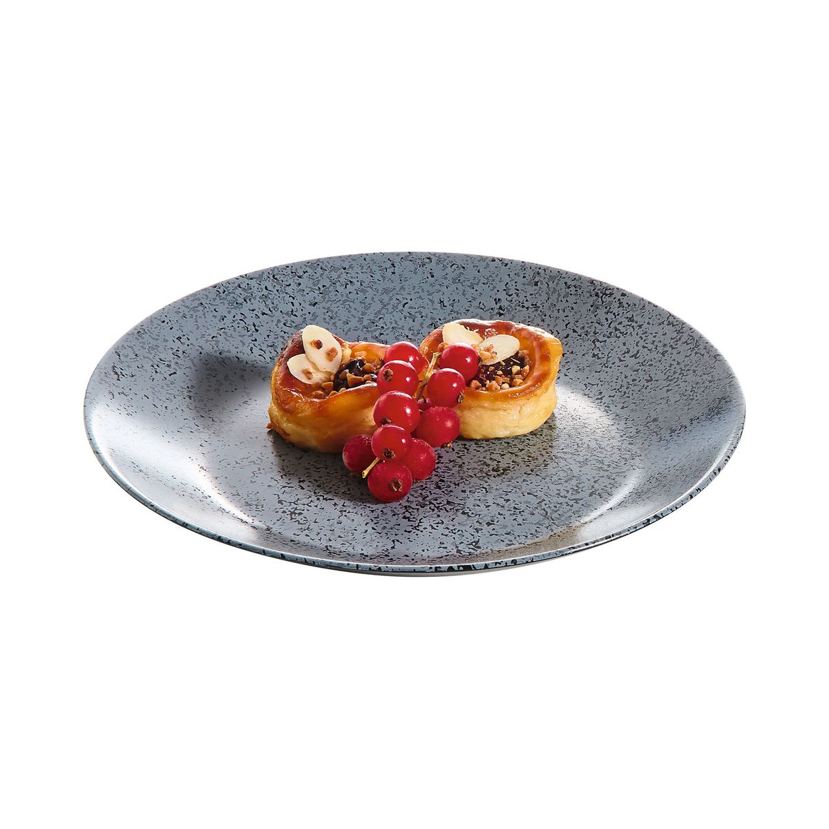 Assiette à dessert noire 18 cm Slate Luminarc - Mathon - 4