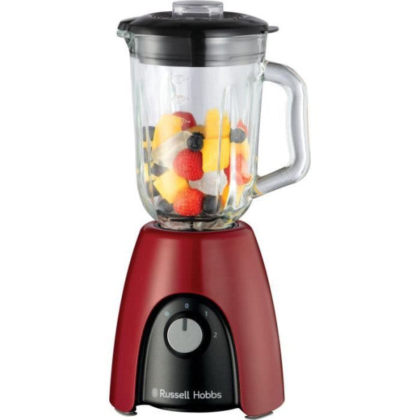 Blender  - Russel Hobbs - Desire Red - 650 W - Picher 1,5 L - 2 Vitess Russell Hobbs - Mathon - 1