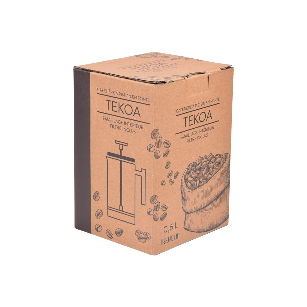 Cafetière à piston en fonte Tekoa gris 0,6L Trend