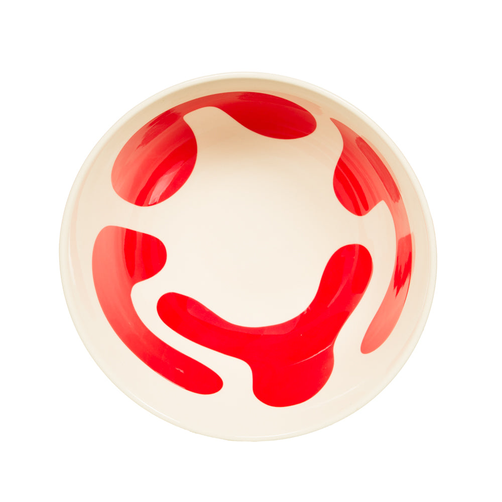 Saladier Lulli 23 cm rouge Table passion - Mathon - 2