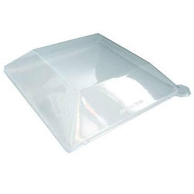 50Pcs - Couvercle dôme rectangulaire transparent en plastique PET  132x132x31mm FirstPack - Mathon - 1
