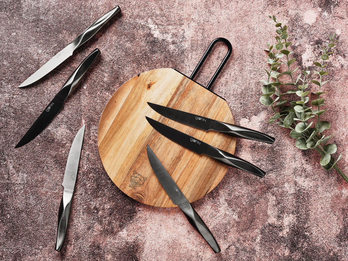 Lot de 1 planches en inox marron D Björn - Mathon - 6