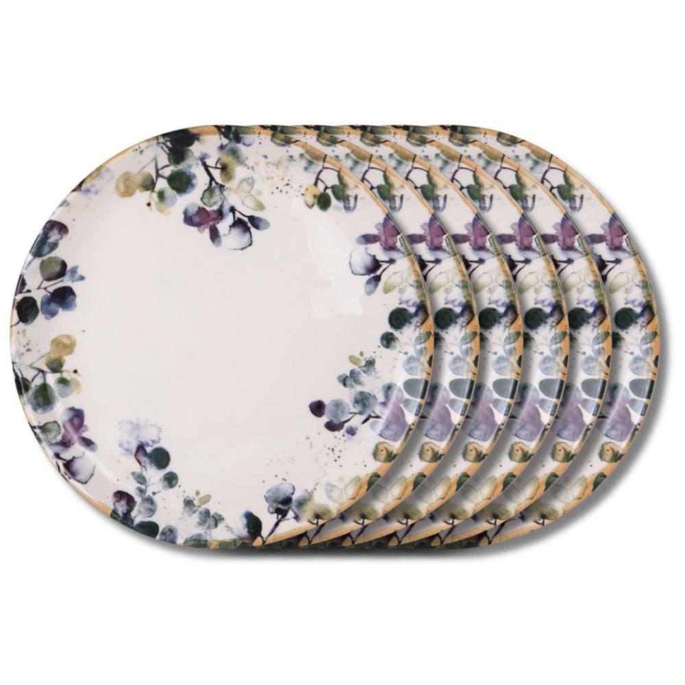 Assiette plate Garden 27,5 cm (lot de 6) Table passion - Mathon - 1