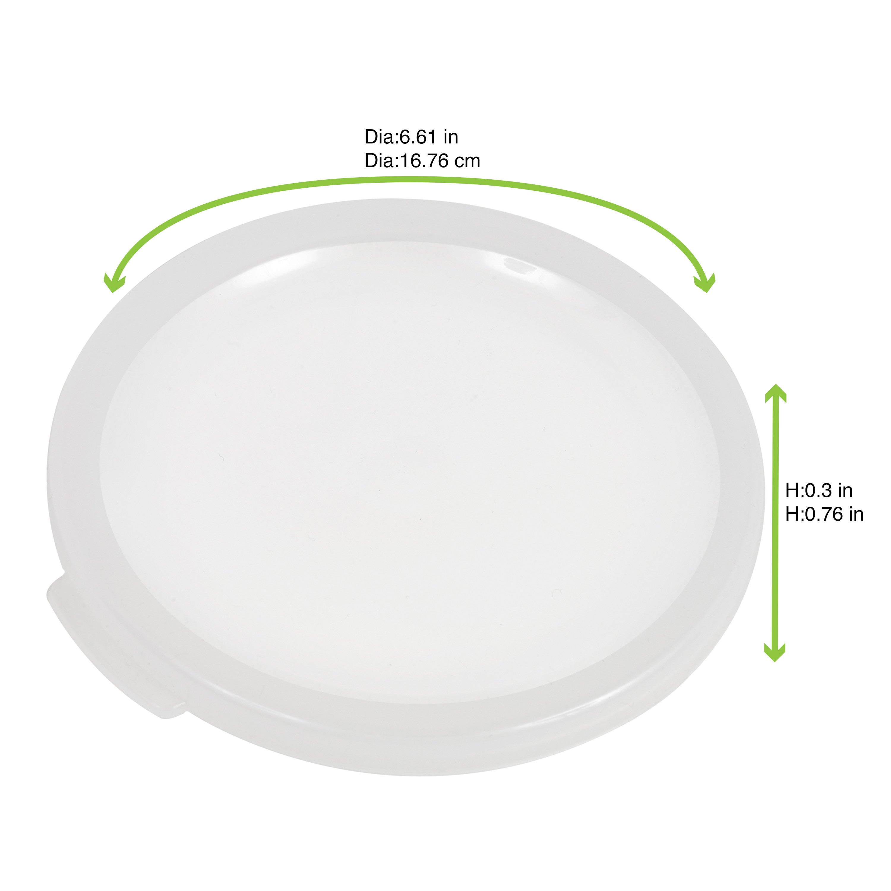 4Pcs - "Phoenix" Couvercle Réemployable translucide  H7mm FirstPack - Mathon - 2