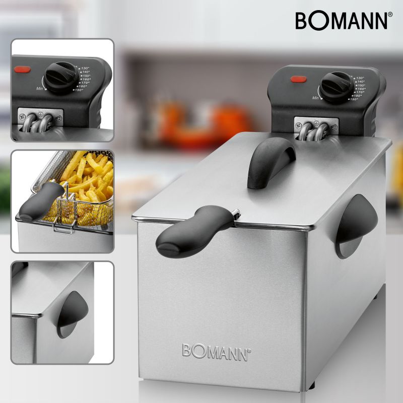 Friteuse en acier inoxydable 3L Bomann FR 2264 CB Bomann - Mathon - 5