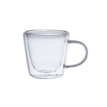 Set de 6 tasses à café 9 cl Arô double paroi en verre borosilicate Table passion - Mathon - 1