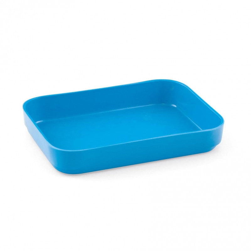 Lot de 4 raviers bleus, en mélamine, L.9*l.13*h.2 cm Plastorex - Mathon