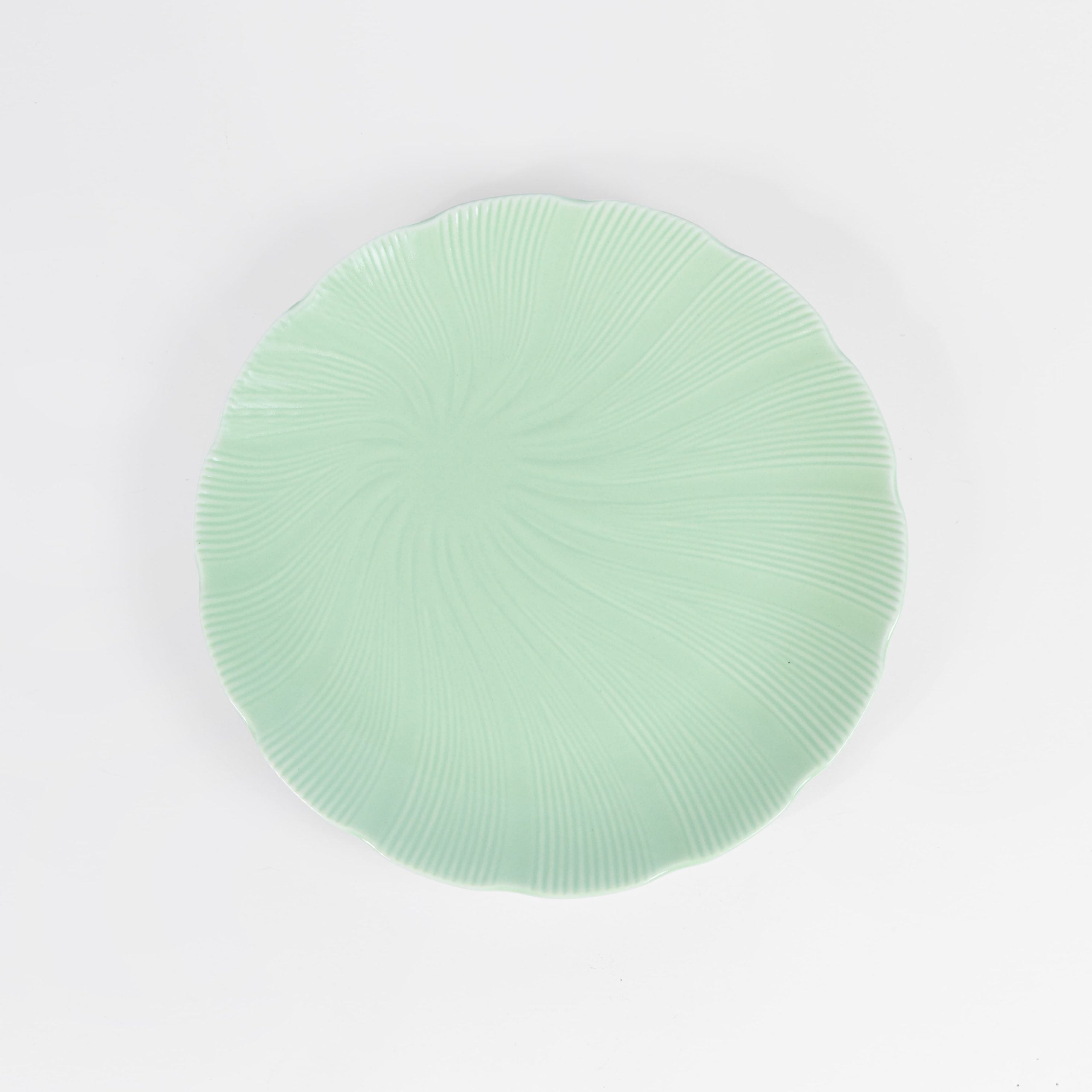 Assiette à dessert TAHITI VERT (19cm) OGRE La Fabrique - Mathon - 2