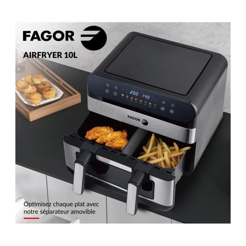 Friteuse Sans Huile - Fgf10 - 10l - 2400 W - Fagor - Mathon - 2