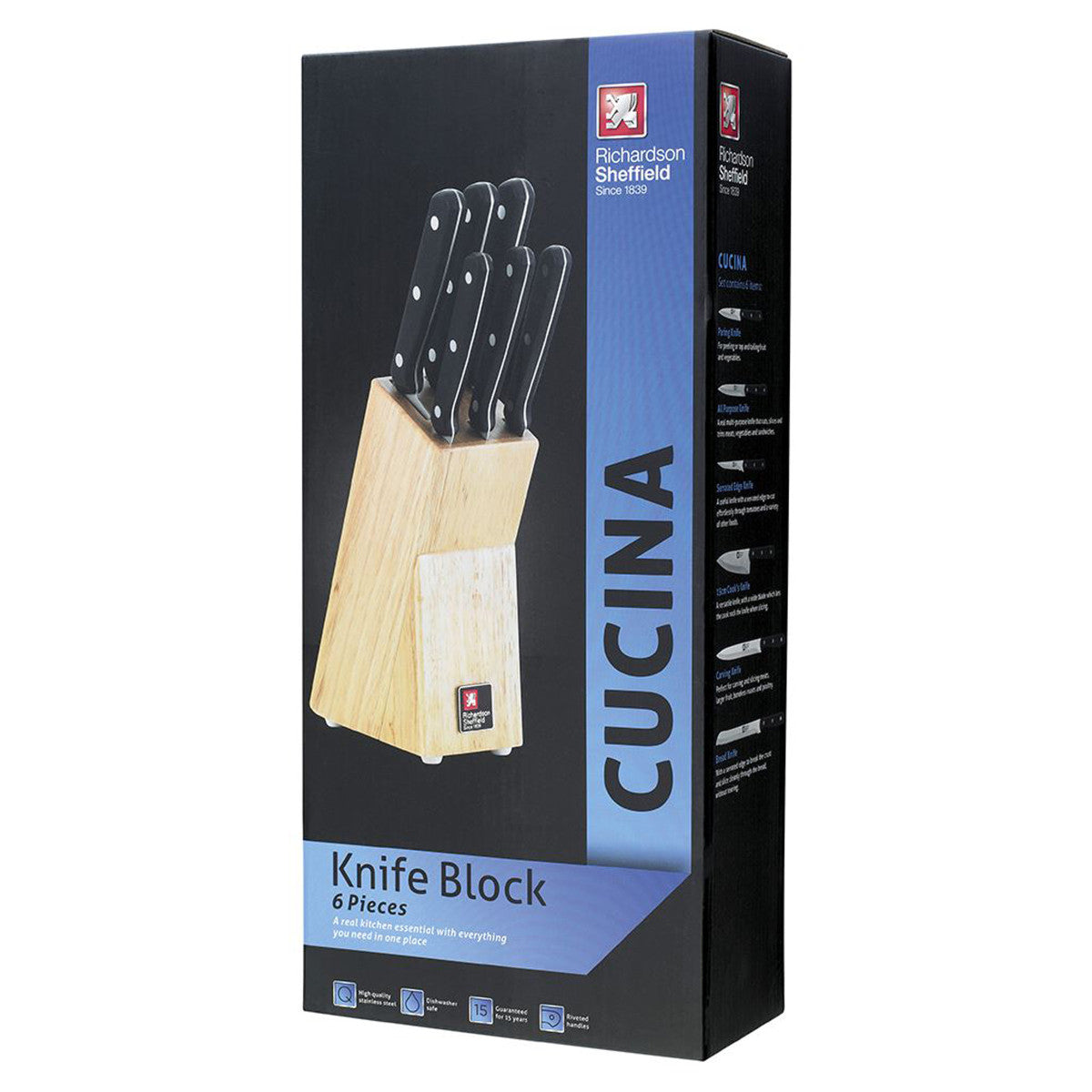 Cucina - Bloc 6 couteaux de cuisine Richardson Sheffield - Mathon - 3