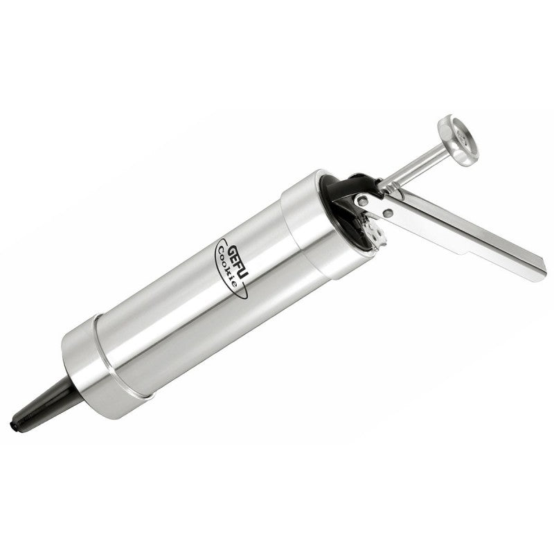 Pistolet à pâtisserie cookie en aluminium coloris gris Gefu - Mathon - 1