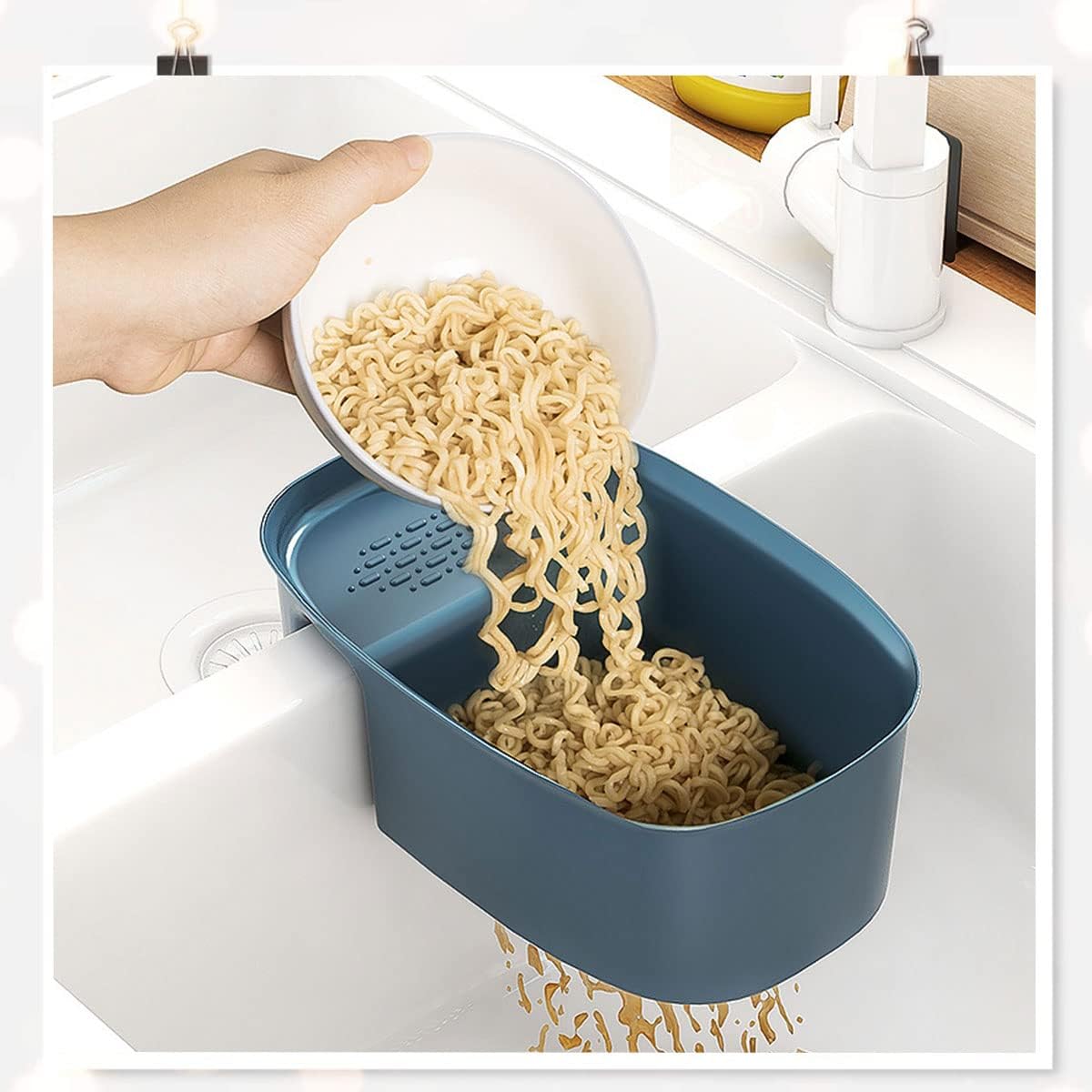 2 Panier Chef Filtrant Suspendu Multifonctionnel Vendos85 - Mathon